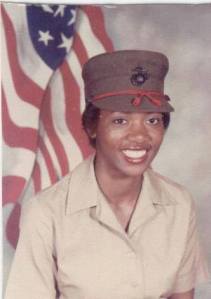 Marine Cpl Sabrina (Williams) Messenger during boot camp