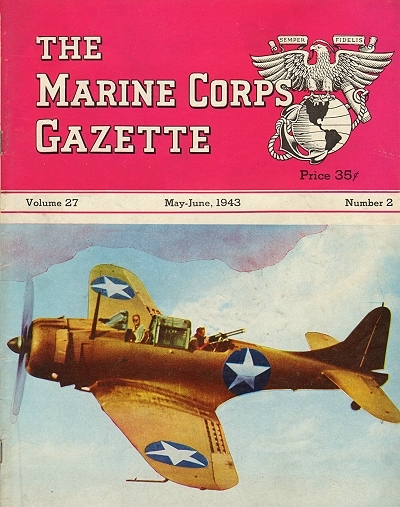 Marine Corps Gazette 1943 05-06 Original cover for this story